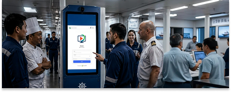 SeaDance Inform kiosk